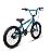 Bicileta Pro-X Série 5 Aro 20 Azul Cromo Bmx - Imagem 2