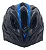 Capacacete Ciclista Pto/Azul C/Aba/Pisca (G) - Imagem 2