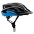 Capacete Ciclista Pto/Azul c/Aba /Pisca (M) - Imagem 1