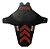 Paralama Dnt Mud No More Seta Pto/Vrm - Imagem 1