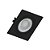 SPOT EMBUTIDO P/ 1x MR16 Dicroica Quadrado Face Plana De ABS Preto 100X100X35MM - Save Energy - Imagem 1