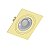 SPOT EMBUTIDO P/ 1x MR16 Dicroica Quadrado Face Plana De ABS Amarelo 100X100X35MM - Save Energy - Imagem 1