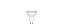 Lâmpada LED Dicroica MR16 4w 36º Bivolt Gu10 Branco Quente 3000K STH8534/30 - Stella - Imagem 1