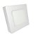 Plafon Led de Sobrepor 6w Quadrado 12x12 Branco Quente PG-Q6WBQ - Imagem 1