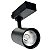 SPOT LED P/ TRILHO 20W Preto Branco Quente 3000K - Roya - Imagem 1