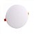 Plafon Led de Embutir e Sobrepor 24w Redondo 17cm Sem Borda Branco Quente 3000K - Imagem 1