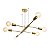 PENDENTE JAZZ S/ VD 6XE-27 CHAMPAGNE - Imagem 1
