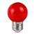 LAMPADA  LED BOLINHA BULBO 1W VERMELHA - Imagem 1