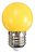 LAMPADA  LED BOLINHA BULBO 1W AMARELA - Imagem 1