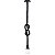 PENDENTE CORDA 1XE27 PRETO - Imagem 1