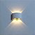 Arandela LED Retangular 2 Fachos 12W Bivolt Branca 4 Lentes Abs Branco Quente 3000K - Cbc - Imagem 2