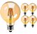 Lâmpada LED Filamento G95 4W Bivolt E27 Branco Quente 2700K - Imagem 2