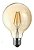Lâmpada LED Filamento G95 4W Bivolt E27 Branco Quente 2700K - Imagem 1