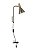 ARANDELA DE PAREDE HORN 38X45X40CM ALUMÍNIO AÇO ESCOVADO 1X G9 - STUDIOLUCE - Imagem 1