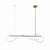 PENDENTE LED IVAIR ORI 27W 3000K DOURADO - Imagem 1