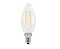 Lâmpada Filamento LED Vela 2w 220v E14 S/ Bico Branco Quente 2700K - Evo - Imagem 1