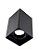 SPOT Sobrepor P/ 1X MR16 Quadrado de ABS Preto - Pix - Imagem 2