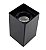 SPOT Sobrepor P/ 1X MR16 Quadrado de ABS Preto - Pix - Imagem 1