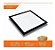 Painel LED de Embutir 32w Quadrado 40x40 Preto Branco Quente 3000K - Initial - Imagem 2