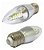 Lâmpada LED Vela 4W Bivolt E27 Prata S/ Bico Branco Quente BLVC-4C-E27 - Imagem 3