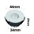 MIni SPOT LED 3W Redondo Cob Branco Quente - XS-205 - Imagem 3