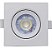 Spot LED 5W Quadrado Bivolt Branco Branco Frio 6500K - Galaxy - Imagem 1