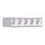 Downlight Linear Sobrepor 10W 5 Pontos Branca Branco Quente 2700K B06029 - Brilia - Imagem 1