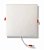 Plafon Led de Embutir 24w Quadrado 17x17 Sem Borda 1920lm Branco Frio 6000K - Gaya - Imagem 1