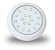 LUMINARIA LED DE PISCINA 12V 18W 80MM Carcaça Branca Luz AZUL - Imagem 1