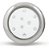 LUMINARIA LED DE PISCINA 12V 9W 80MM Carcaça Branca Luz AZUL - Imagem 1