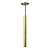 Pendente TUBO GRANDE 50CM DOURADO - Imagem 1