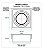SPOT Embutido P/ 1x MR16 Quadrado Recuado De ABS Branco - Moon - Imagem 2
