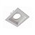 SPOT Embutido P/ 1x Mini Mr11 Quadrado Recuado De ABS Branco - Moon - Imagem 1