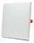 Plafon Led de Embutir e Sobrepor 36w Quadrado 22x22 Sem Borda Branco Frio 6000K - Galaxy - Imagem 1