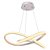 PENDENTE ORGON LED 45W 2500LM 3000K D50CM BRANCO - Imagem 1