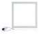 (4 peças amassadas ) Painel Plafon LED de Embutir 48W Quadrado 62x62 Branco Quente 3000K - Iluctron - Imagem 2