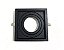 SPOT Embutido p/ 1X MR11 Mini Dicróica Quadrado Recuado Micro Borda De Alumínio Preto 8,5x8,5  - Impacto - Imagem 1