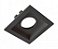 SPOT Embutido P/ 1x MR11 Quadrado Recuado De ABS Preto - Delis - Imagem 1