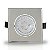 Spot LED 5W Quadrado Bivolt Cromado Angulo 38o Branco Quente 3000K - Iluctron - Imagem 1