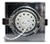 Spot LED 5W Quadrado Bivolt Cromado Angulo 38o Branco Quente 3000K - Iluctron - Imagem 2