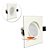 Spot LED 5W Quadrado Bivolt Branco Creme Angulo 38o Branco Quente 3000K - Iluctron - Imagem 2