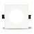 SPOT Embutido P/ 1X MR16 Quadrado Face Plana De ABS Branco 9x9 - Iluctron - Imagem 1