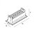 SPOT EMBUTIDO PICCO LED 7W 570LM 34º Bivolt Branco IP40 Branco Quente 2700K 4992-AB-S-BM - Interlight - Imagem 3