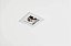 SPOT Embutido P/ 1X AR70 Quadrado Recuado De ABS Branco 10,5x10,5 - Bonin - Imagem 2