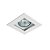 SPOT Embutido P/ 1X AR70 Quadrado Recuado De ABS Branco 10,5x10,5 - Bonin - Imagem 1