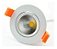 Spot Led LED 3W Redondo Borda branca - Branco Quente - Imagem 1