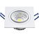 Spot LED 7W Quadrado Bivolt Branco Frio 85X85mm - Lucky - Imagem 1