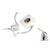 Micro SPOT Led 1W QUADRADO Branco Quente - XS-207 - Imagem 1