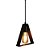 Pendente Aro Industrial Triangulo 560 E27 - Preto - Imagem 1