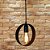 Pendente Aro Industrial Redondo 562 E27 - Preto - Imagem 3